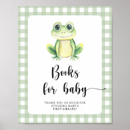 Froschbaby-Dusche - Bücher für das Baby Poster