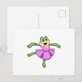 Froschballett-Tanz Postkarte (Vorne/Hinten)