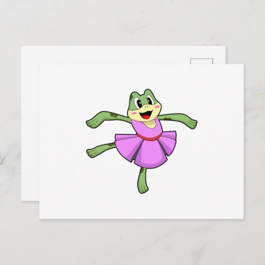 Froschballtanz Postkarte (Vorne/Hinten)
