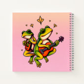 Froschband in Harmonie Notizblock (Rückseite)