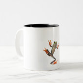 Froschbauch Zweifarbige Tasse (Vorderseite Links)