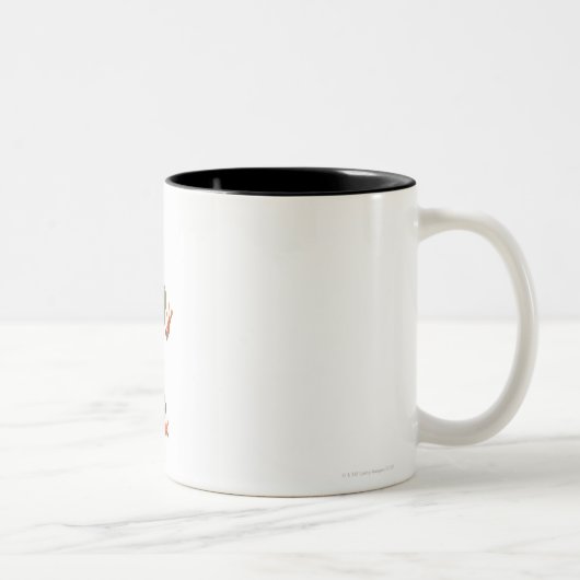 Froschbauch Zweifarbige Tasse (Rechts)