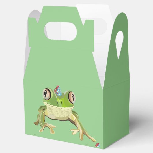 Froschbeutel Geschenkschachtel (Geöffnet)