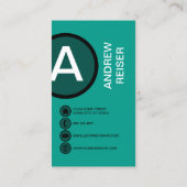 Froschblase Visitenkarte (Rückseite)