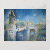 Froschbrücke bei Nacht Postkarte (Vorderseite)