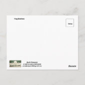 Froschbrüder-Postkarte Postkarte (Rückseite)