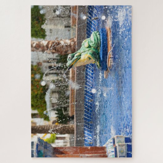 Froschbrunnen Puzzle (Vertikal)