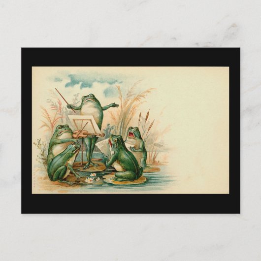 "Froschchor" Postkarte (Vorderseite)