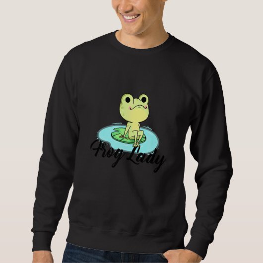 Froschdamen Frösche Sweatshirt (Vorderseite)