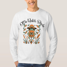 Froschdesign für Vogelbeobachtung T-Shirt