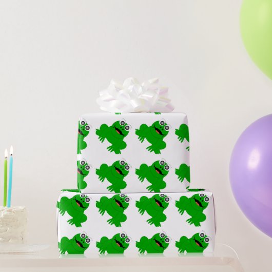 Froschdesign Geschenkpapier (Partygeschenke)