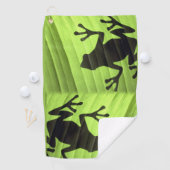 Froschdesign Golfhandtuch (Insitu)