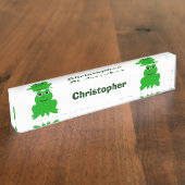 Froschdesign Namensplakette (Seite)