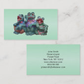 Froschdesign Visitenkarte (Vorne/Hinten)