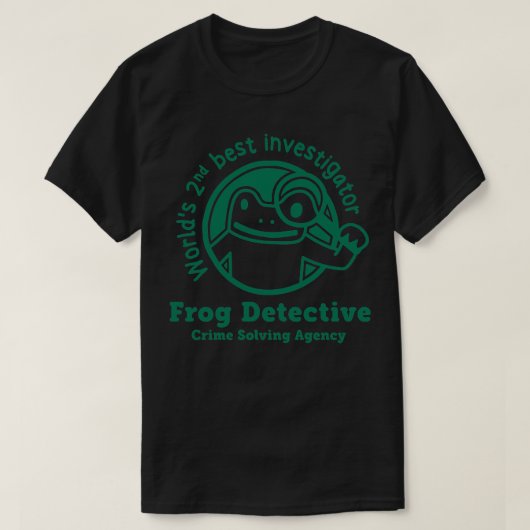 Froschdetektiv T-Shirt (Design vorne)