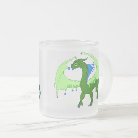 Froschdrache Mattglastasse (VorderseiteRechts)