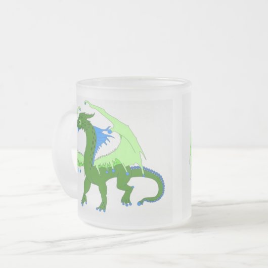 Froschdrache Mattglastasse (Vorderseite Links)