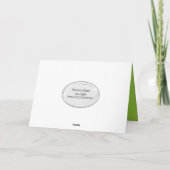 Frösche auf Lily Pad Geburtstag Karte (Rückseite)