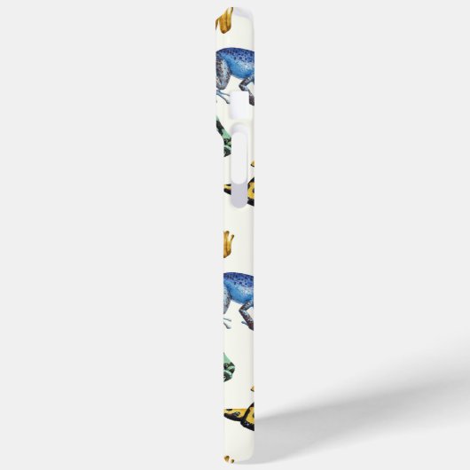 Frösche auf natürlichem Weiß Case-Mate iPhone Hülle (Rückseite / Links)