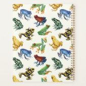 Frösche auf natürlichem Weiß Planer (Rückseite)