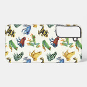 Frösche auf natürlichem Weiß Samsung Galaxy Hülle (Rückseite (Horizontal))