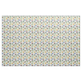 Frösche auf natürlichem Weiß Stoff (Yard (91,4 cm))