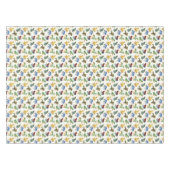Frösche auf natürlichem Weiß Tischdecke (Vorderseite (Horizontal))