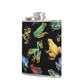 Frösche auf schwarz flachmann (Links)