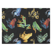 Frösche auf schwarz tischdecke (Vorderseite (Horizontal))