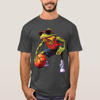 Frösche Basketballspieler / Basketballfrosch T - S T-Shirt
