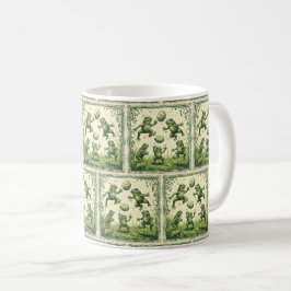 Frösche beim Spielen: Amphibienische Ostern 🌟 🐸 Kaffeetasse