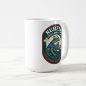 Frösche-Brigade der Krankenschwestern – Heiler an Kaffeetasse (VorderseiteRechts)
