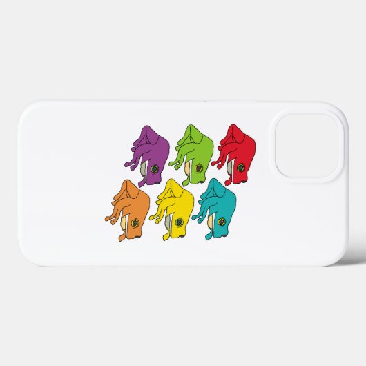 Frösche Case-Mate iPhone Hülle (Rückseite (Horizontal))