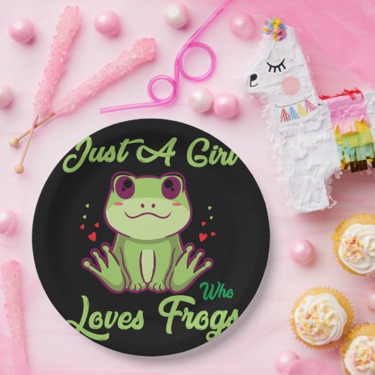 Frösche-Design für Lieben Pappteller (Party)