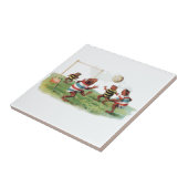 Frösche, die Fußball spielen Fliese (Seite)