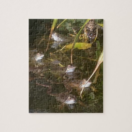 Frösche, Frösche und mehr Frösche Puzzle (Vertikal)