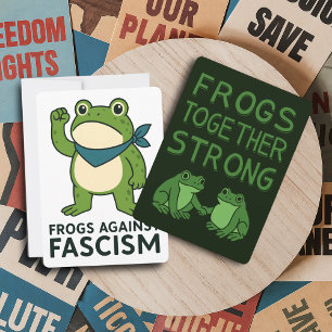 Frösche gegen den Faschismus Portland Frosch Prote Einladung