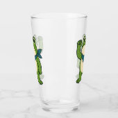 Frösche gegen den Faschismus Portland Frosch Prote Glas (Links)