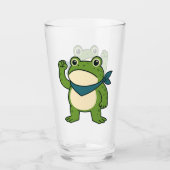 Frösche gegen den Faschismus Portland Frosch Prote Glas (Vorderseite)