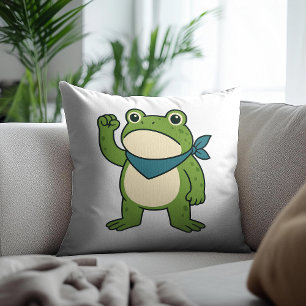 Frösche gegen den Faschismus Portland Frosch Prote Kissen