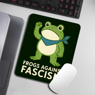 Frösche gegen den Faschismus Portland Frosch Prote Mousepad