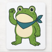 Frösche gegen den Faschismus Portland Frosch Prote Mousepad (Vorne)