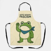 Frösche gegen den Faschismus Portland Frosch Prote Schürze (Vorderseite)