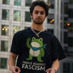 Frösche gegen den Faschismus Portland Frosch Prote T-Shirt