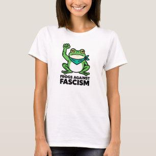 Frösche gegen Faschismus - Portland Frosch Protest T-Shirt