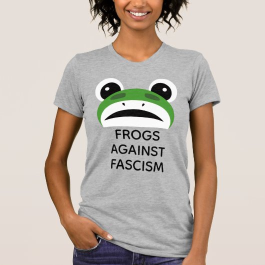 Frösche gegen Faschismus T-Shirt (Vorderseite)