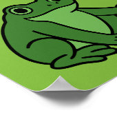 Frösche gemeinsam stark Portland Frosch Protest Poster (Ecke)