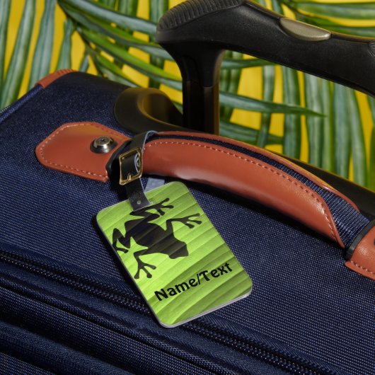 Frösche Gepäckanhänger (Vorderseite Insitu 1)