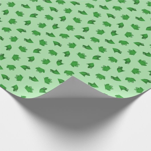Frösche Geschenkpapier (Ecke)