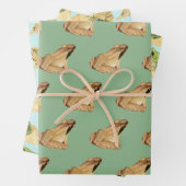 Frösche Geschenkpapier Set (Beispiel)